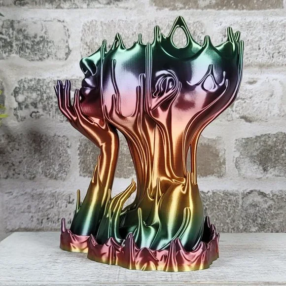 Melting Woman Planter  | Home Decor  | Unique Gift | 3D Printed - Picture 6 of 15